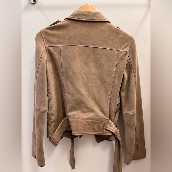 Women’s All Saints Balfern suede jacket US size 6 - Picture 2 of 5
